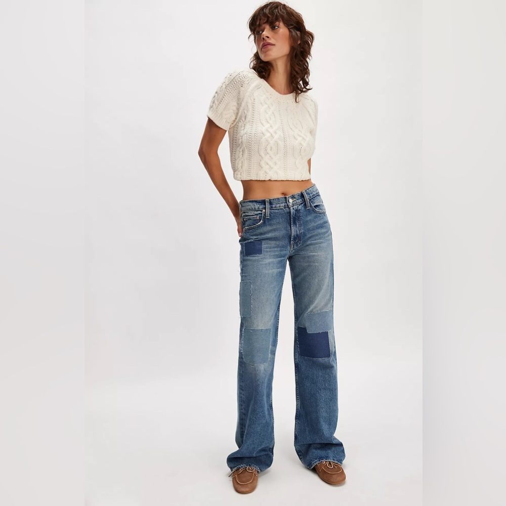 MOTHER The Bookie  Heel Jeans in Ironing Things Out⭐️RARE ⭐️28 Retail $348 - Picture 8 of 16